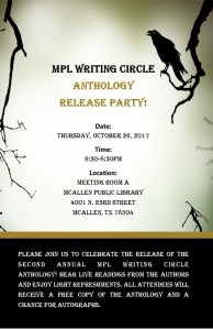 Anthology Release Invitation